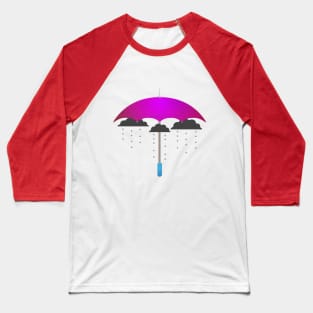 Brolly clouds. Baseball T-Shirt